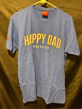 Happy Dad Hard Seltzer Blue Graphic Tee
